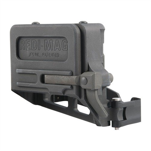 Enhance reload speed with the AR-15/M16 Improved Aluminum Redi-Mag, securely holding a spare mag for quick changes while protecting against debris.