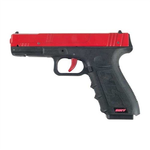 The SIRT 110 Pro Training Pistol offers realistic Glock 17/22 simulation with dual lasers for instant feedback, auto-resetting trigger, and adjustable magazine weight.