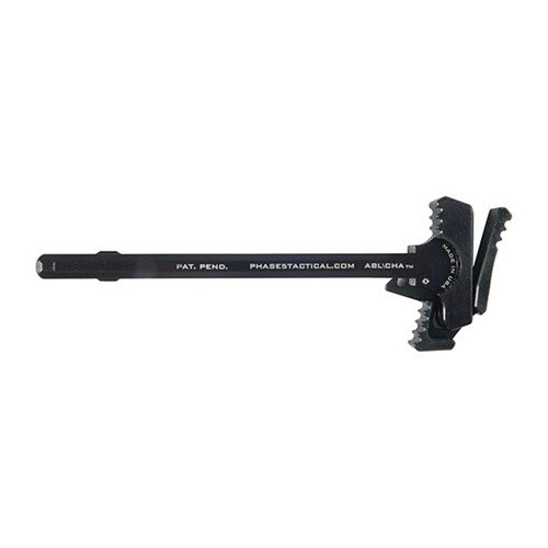 The Phase 5 Tactical Ambidextrous Charging Handle offers robust operation for all shooters, with durable construction and ergonomic design for easy manipulation.