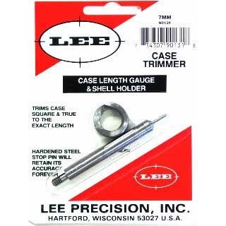 The LEE Precision Case Length Gauge for 7mm Rem Mag offers precise trimming and squaring of case mouths, ensuring consistent performance when used with the Cutter and Lock Stud.