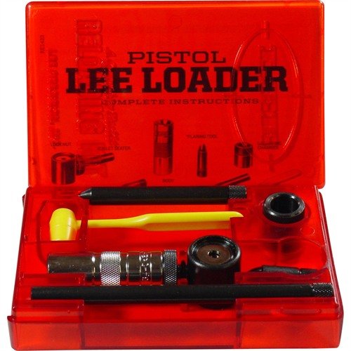 The LEE Precision 45 Colt Loader is a complete reloading system, including all essential tools like Sizing Die, Decapping Chamber, and Powder Measure for efficient reloading.