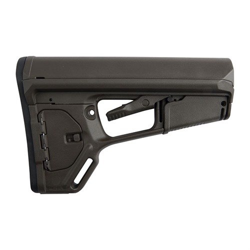 The Magpul ACS-L Stock offers a lightweight, extra-slim design for enhanced maneuverability, with a secure cheekweld and friction locking to eliminate wobble.