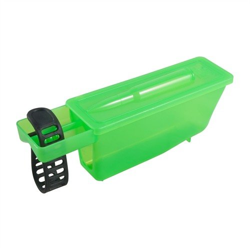 The MTM Case-Gard Gun Cleaning Patch Catcher easily attaches to your rifle muzzle, capturing spent patches and debris, keeping your workspace clean and tidy.