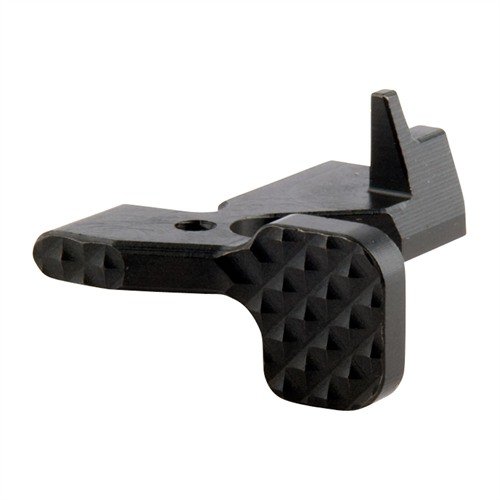 The SEEKINS PRECISION AR-15/M16 Enhanced Bolt Catch features an enlarged design for easy locking and fast release, with a Diamond Texture thumb pad for superior engagement.