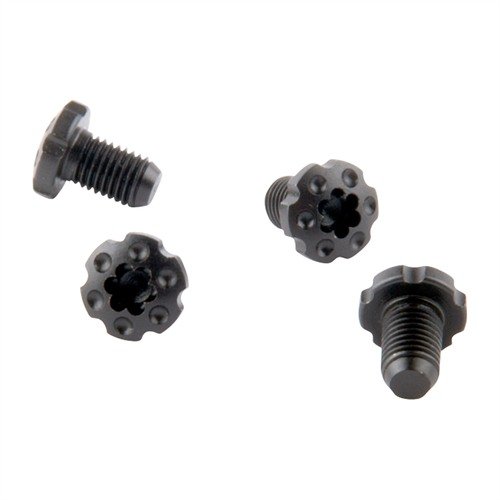 Enhance your 1911 with VZ GRIPS DPL Screws, featuring custom patterns, standard thickness, and easy installation using a T-15 torx driver. Pack of four.
