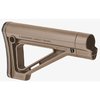 The MAGPUL MOE Fixed Carbine Stock offers a slim profile, improved cheek weld, and multiple sling attachment options, perfect for AR-15/M16 rifles.