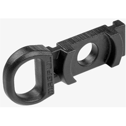 The Magpul SGA Receiver Sling Mount offers solid steel construction, durable Melonite coating, and configurable left/right attachment for SGA 870 and 590 stocks.