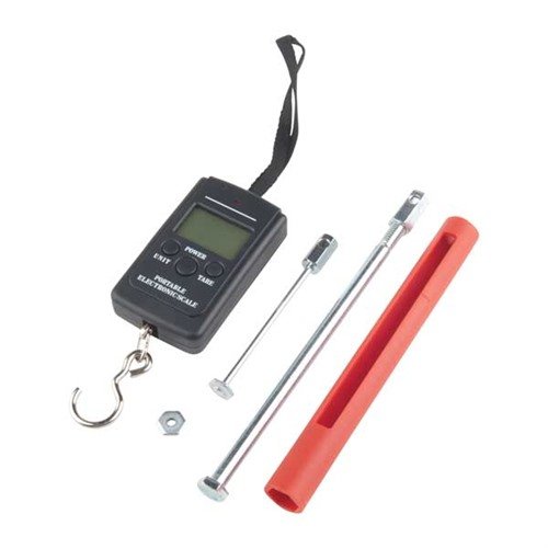 Quickly measure the strength of Government-length 1911 recoil springs, identify unmarked weights, and ensure reliable performance with this compact tester.