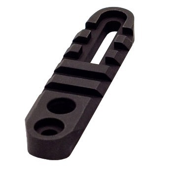 The ACCU-SHOT 1913 Picatinny Rail Adapter offers a robust attachment for Atlas Bipods, fitting various hole patterns on curved surfaces for enhanced stability.