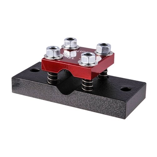 The Viper Barrel Vise is made from durable 6061 aluminum, featuring a sturdy 1