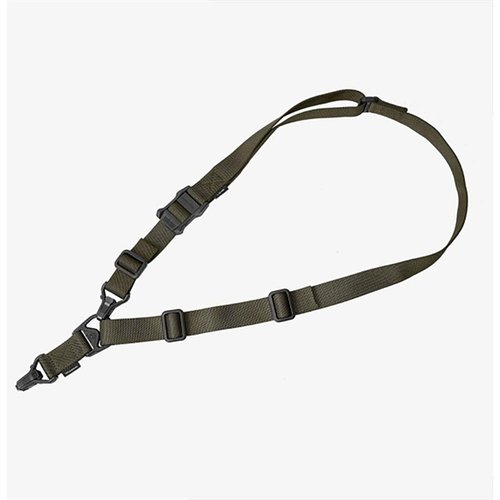 The MS3 GEN2 Sling offers rapid one/two-point transitions, rugged durability, snag-free webbing, and quick adjustments for versatile tactical performance.