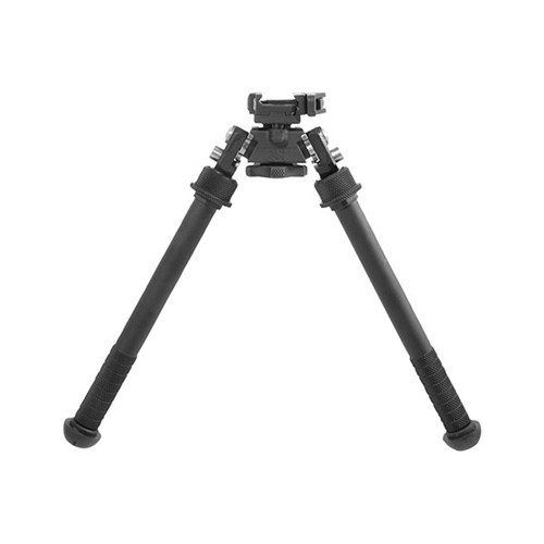 The PSR Atlas Bipod features non-rotating legs, 30° pan and cant, 5 leg positions, and is built from durable 6061-T6 and 7075-T6 aluminum for superior stability.