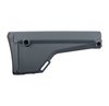 Upgrade your A1/A2 rifle with the Magpul MOE Fixed Stock, featuring ergonomic design, storage compartment, and compatibility with various sling mounts.