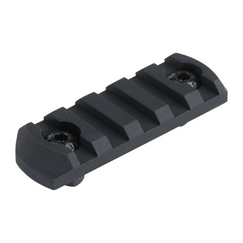 The MAGPUL M-LOK Rail allows secure attachment of Picatinny accessories to M-LOK handguards, crafted from durable aluminum or polymer for enhanced performance.