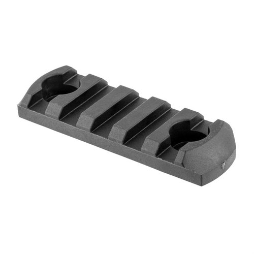 The MAGPUL M-LOK Polymer Rail offers lightweight durability, easy attachment for Picatinny accessories, and beveled ends to prevent snagging on your AR-15.