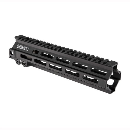 The Geissele MK8 M-LOK handguard is lightweight, ergonomic, and free-floating, offering versatile attachment points and superior strength for enhanced performance.