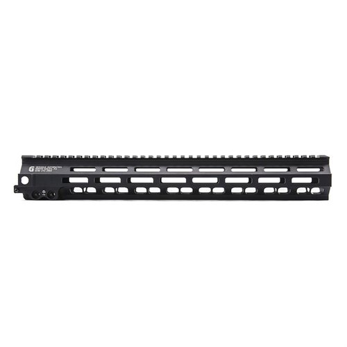 The Geissele MK 8 Super Modular Rail offers a lightweight, free-floating design with M-LOK attachment points, ensuring versatility and enhanced performance.
