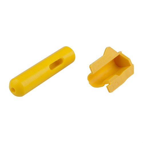 The M1 Muzzle Buddy ensures precise alignment for cleaning rods, features a solvent port, and fits up to 30 caliber rods, protecting your muzzle effectively.