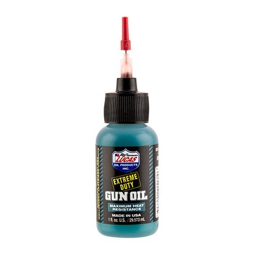 Lucas Extreme Duty Gun Oil offers superior protection against rust, wear, and fouling, with a wide temperature range and easy cleanup for all firearms.