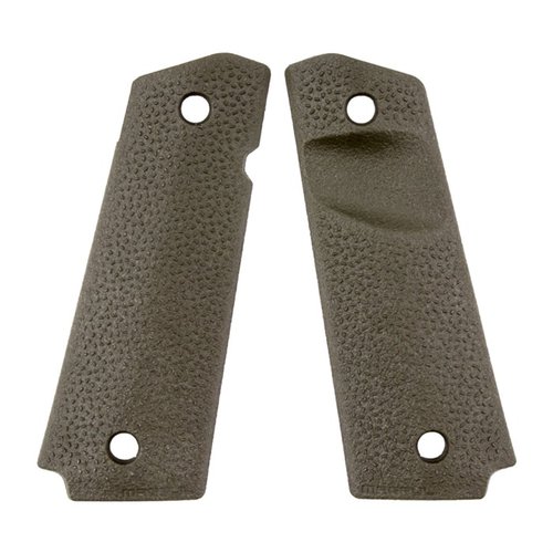 Enhance control with Magpul's MOE TSP Grip Panels for 1911, featuring aggressive texture, reinforced polymer, and compatibility with ambidextrous safeties.