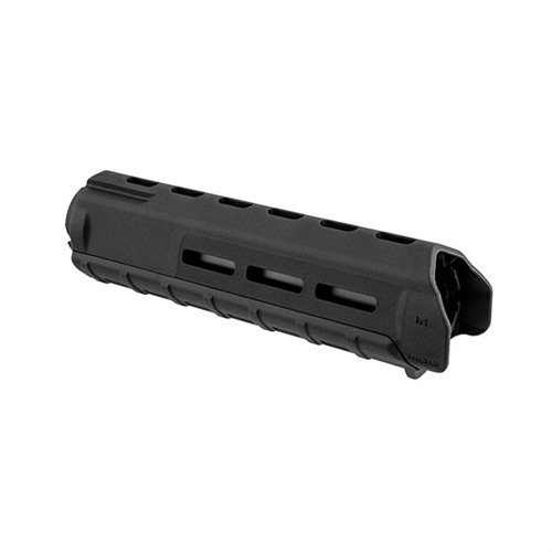 Upgrade your mid-length AR-15/M16 with Magpul MOE M-LOK Hand Guards, featuring lightweight polymer construction and versatile M-LOK slots for accessories.