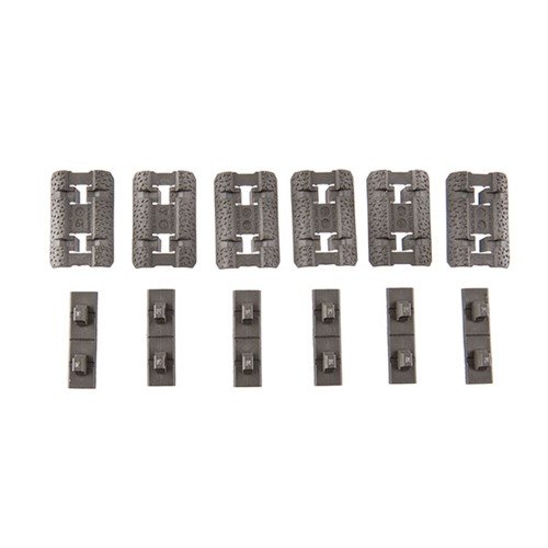 Enhance your AR-15 with MAGPUL M-LOK Type 2 Rail Covers; low-profile, textured for grip, customizable, and easy to install on M-LOK handguards.