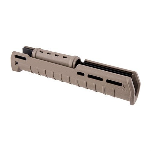 The Magpul Zhukov Hand Guard enhances your AK with an aluminum chassis for durability, ergonomic design, and M-LOK slots for versatile accessory attachment.
