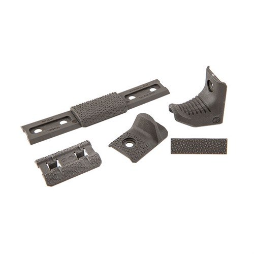Enhance your AR-15 with the lightweight MAGPUL M-LOK Hand Stop Kit, featuring improved weapon control and hand protection from heat, customizable for your needs.