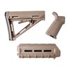 Upgrade your rifle effortlessly with the MAGPUL MOE Furniture Set, featuring a Mil-Spec stock, carbine forend, and grip, available in multiple colours.