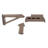 Upgrade your AK-47/74 with the MAGPUL MOE AKM Stock Set, featuring a customizable fixed stock, versatile M-LOK handguard, and ergonomic grip for enhanced comfort.