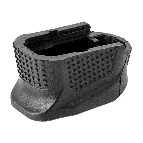 Enhance your Glock® 42 with a +2 capacity increase, improved control, and smoother mag changes using the durable, textured STRIKE INDUSTRIES Enhanced Magazine Plate.