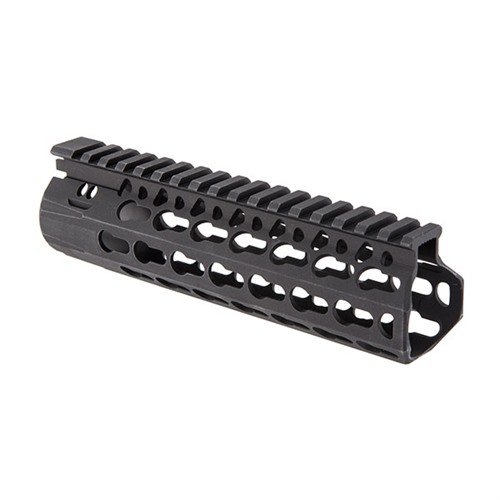 The BCM KMR Alpha Handguard offers free-floating accuracy, lightweight aluminum construction, and versatile KeyMod™ slots for easy accessory attachment.