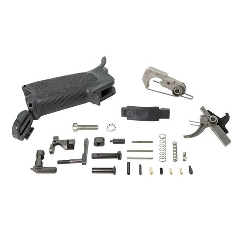 Upgrade your AR-15 with the BCMGUNFIGHTER Enhanced Lower Parts Kit, featuring a BCM PNT™ Trigger Assembly, Mod 3 Pistol Grip, and Enhanced Trigger Guard.
