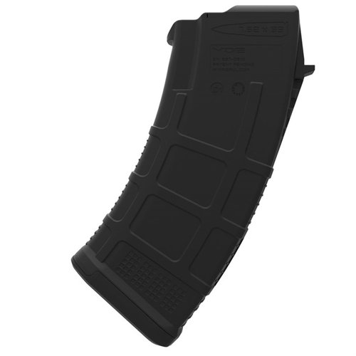 The MAGPUL PMAG 20 AK/AKM MOE is a lightweight, durable 20-round polymer magazine offering smooth feeding, high reliability, and easy handling for AK-47 rifles.