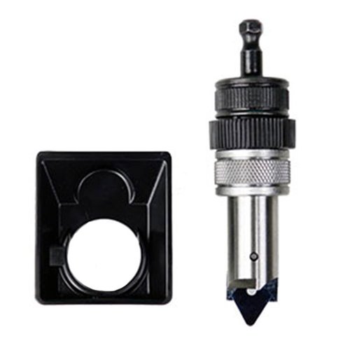 Effortlessly trim and chamfer cartridges in seconds with the DELUXE POWER QUICK TRIM. Compatible with any cordless screwdriver, it includes essential accessories.