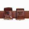 The GALCO International Belt Speed Loader Carrier securely holds a single speedloader on your belt, crafted from premium saddle leather in tan or black.
