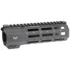 The Midwest Industries SP Series Handguard features a rugged one-piece free float design, seven M-LOK slots, and a MIL-STD 1913 top rail, ensuring durability and versatility.
