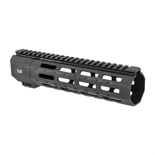 The Midwest Industries SP Series Handguard features a rugged one-piece free float design, seven M-LOK slots, and a high-quality MIL-STD 1913 top rail.