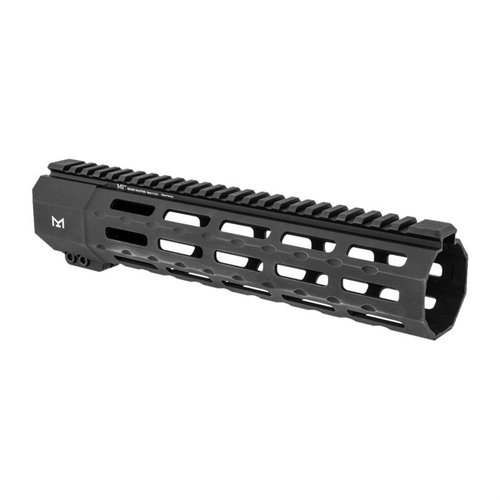 The Midwest Industries SP Series Handguard features a rugged one-piece free float design, seven M-LOK slots, and a durable 6061 aluminum construction, ensuring reliability.