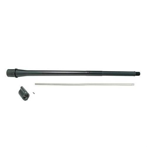 The BCM Enhanced Lightweight Barrel Assembly Kits feature a continuous taper for optimal performance, improved accuracy, and include a low profile gas block and mid-length gas tube.