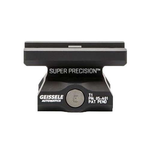 Precision machined from 7075-T6 aluminum, the Geissele Super Precision Aimpoint Micro Mount offers 1,400 lbs clamping force and lower third co-witness for optimal performance.