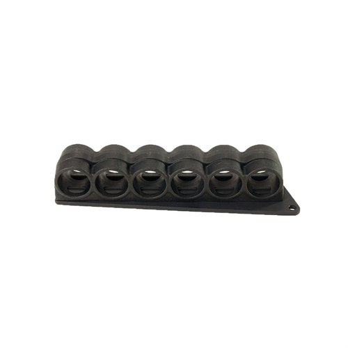 The Mesa Tactical SureShell Polymer Shotshell Carrier offers durability, secure shell retention, and easy access for rapid reloading, perfect for professional operators.