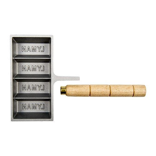 The Lyman ingot mould creates four 1 lb ingots, perfect for melting scrap lead or blending alloys, with a 30-degree draft for easy ejection.