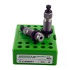 The Redding Full Length Die Set for 17 H Hornet includes a full length sizing die and a standard seating die, ensuring precision and reliability in reloading.