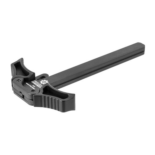 Enhance your Smith & Wesson M&P15-22 with the Next Level Armament Scythe Charging Handle, featuring durable 7075 aluminum, ambidextrous design, and aggressive grooves for superior grip.