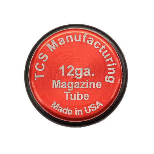 The TCS 12 Gauge Shotgun Magazine Tube Patch Jag cleans and oils magazine tubes efficiently, fitting all standard rods with durable anodized aluminum construction.