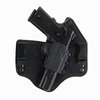 The KINGTUK holster offers secure all-day comfort with a breathable leather backing, a rugged Kydex pocket, and adjustable carry height for easy concealment.