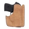 The GALCO International Front Pocket Holster for Ruger® LCP® offers premium horsehide, ambidextrous design, quick draw capability, and excellent concealment.