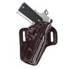 Experience superior comfort and retention with the Galco Concealable Holster, featuring premium saddle leather, a contoured design, and combat grip accessibility.