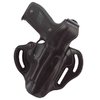 The Galco Cop 3 Slot holster offers versatile carry options, premium cowhide construction, adjustable tension, and quick firearm access for left-handed users.
